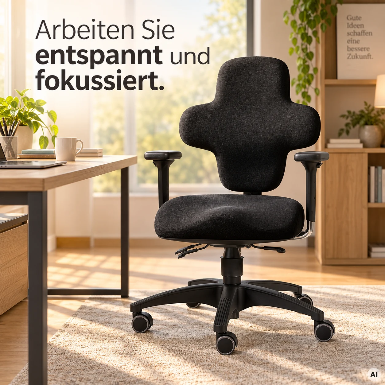 Air S - Bürostuhl mit ergonomischer Rückenlehne